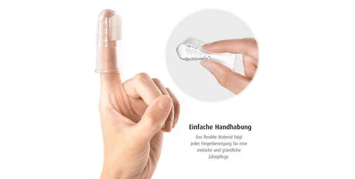 Reer - Fingerzahnbürste Aus Silikon 2er Set 7 Reer - Fingerzahnbürste Aus Silikon 2er Set – Bild 5