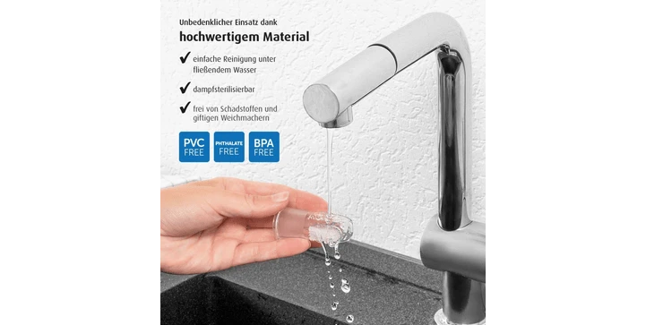 Reer - Fingerzahnbürste Aus Silikon 2er Set 8 Reer - Fingerzahnbürste Aus Silikon 2er Set – Bild 6