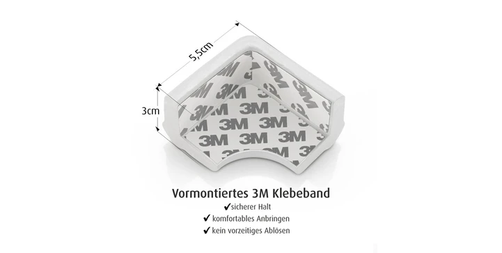 Reer - 82030 Eckenschutz Soft, Weiß 7 Reer - 82030 Eckenschutz Soft, Weiß – Bild 5