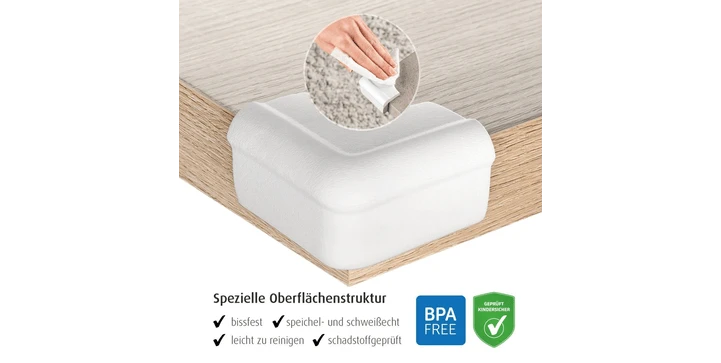 Reer - 82030 Eckenschutz Soft, Weiß 8 Reer - 82030 Eckenschutz Soft, Weiß – Bild 6