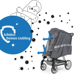 Reer - 84041 DesignLine RainSafe Active Regenschutz Für Buggys Und Sportwagen -Kinderspielzeugladen 84041 regenschutz2