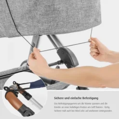 Reer - 84213 ShineSafe Sonnensegel, Marineblau 13 Reer - 84213 ShineSafe Sonnensegel, Marineblau -Kinderspielzeugladen 84213 4 1