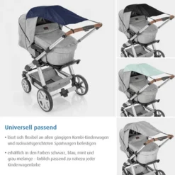 Reer - 84213 ShineSafe Sonnensegel, Marineblau 11 Reer - 84213 ShineSafe Sonnensegel, Marineblau -Kinderspielzeugladen 84213 6 1