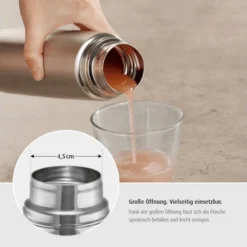 Reer - 90308 Pure Edelstahl-Isolierflasche, 350 Ml -Kinderspielzeugladen 90308 3