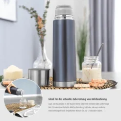 Reer - 90501 Colour Edelstahl-Isolierflasche, 500 Ml Blau 13 Reer - 90501 Colour Edelstahl-Isolierflasche, 500 Ml Blau -Kinderspielzeugladen 90501 collage 01 2