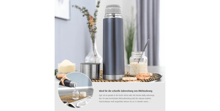 Reer - 90501 Colour Edelstahl-Isolierflasche, 500 Ml Blau 8 Reer - 90501 Colour Edelstahl-Isolierflasche, 500 Ml Blau – Bild 6