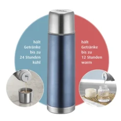 Reer - 90501 Colour Edelstahl-Isolierflasche, 500 Ml Blau