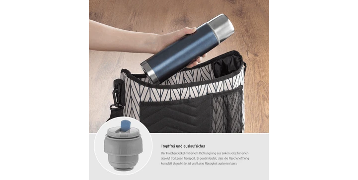 Reer - 90501 Colour Edelstahl-Isolierflasche, 500 Ml Blau 5 Reer - 90501 Colour Edelstahl-Isolierflasche, 500 Ml Blau – Bild 3