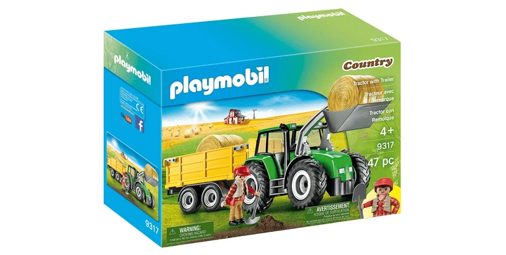 9317 Traktor Mit Anhänger - Playmobil 3 9317 Traktor Mit Anhänger - Playmobil