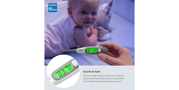 Reer - 98122 ExpressTemp Pro Digitales Express-Fieberthermometer 6 Reer - 98122 ExpressTemp Pro Digitales Express-Fieberthermometer – Bild 4