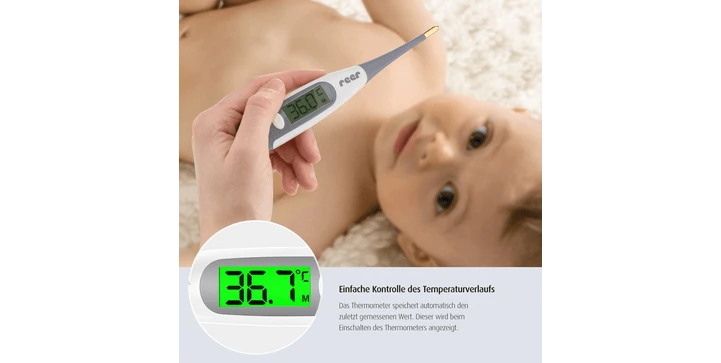 Reer - 98122 ExpressTemp Pro Digitales Express-Fieberthermometer 5 Reer - 98122 ExpressTemp Pro Digitales Express-Fieberthermometer – Bild 3