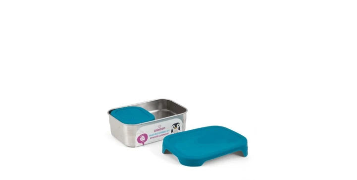 Affenzahn Brotdosen-Set Hai, Silber Petrol 6 Affenzahn Brotdosen-Set Hai, Silber Petrol – Bild 4