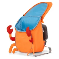 Affenzahn Rucksack Kleiner Freund - Krabbe, Neon Orange -Kinderspielzeugladen afz nes 001 038 7