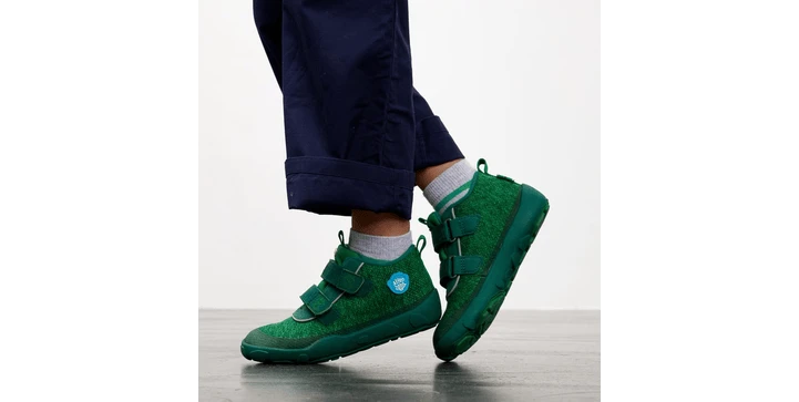 Affenzahn Happy Smile Lowboot Knit Frog Größe 21 5 Affenzahn Happy Smile Lowboot Knit Frog Größe 21 – Bild 3