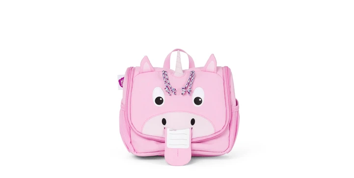 Affenzahn Kulturtasche Einhorn, Pink 4 Affenzahn Kulturtasche Einhorn, Pink – Bild 2