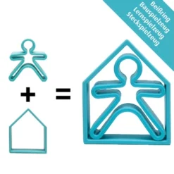 Reer - DEN001 Dëna Spielbeißring - Blau -Kinderspielzeugladen den001 dena collagen blau 4