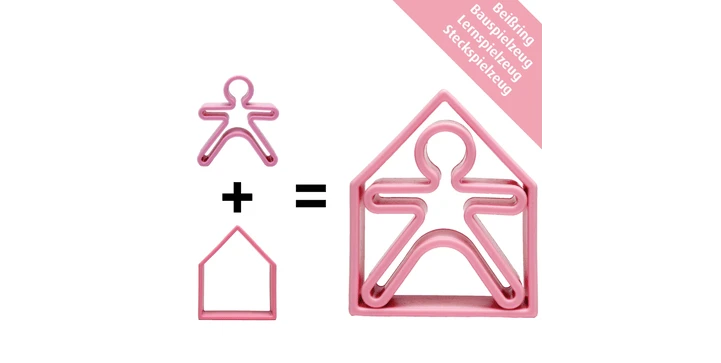 Reer - DEN002 Dëna Spielbeißring - Rosa 4 Reer - DEN002 Dëna Spielbeißring - Rosa – Bild 2