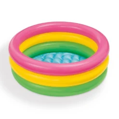 INTEX 57107NP Baby Pool Sunset Glow Mit 3-Ringen -Kinderspielzeugladen in57107np