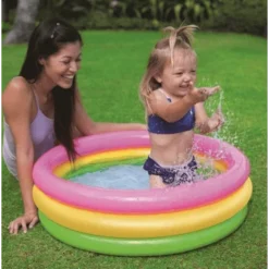 INTEX 57107NP Baby Pool Sunset Glow Mit 3-Ringen -Kinderspielzeugladen in57107np 2
