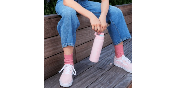 Satch Trinkflasche SAT-EBO-001-465 Rose, Stahl 4 Satch Trinkflasche SAT-EBO-001-465 Rose, Stahl – Bild 2